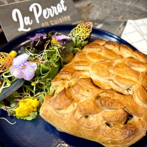 Feuilleté au Saumon et épinard