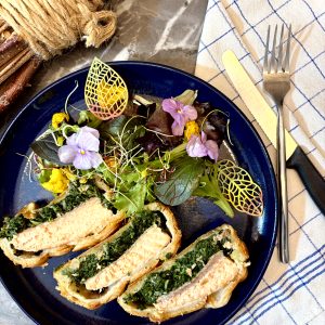 Feuilleté au Saumon et épinard XL